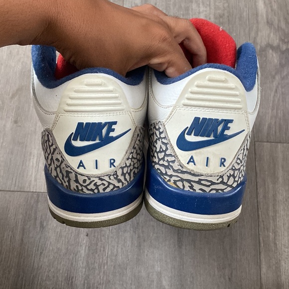 Mens Jordan 3’s Retro True Blue - Picture 4 of 7